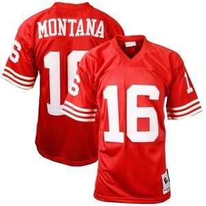 Joe Montana’s Authentic 1989 Mitchell & Ness Throwback Football Jersey